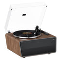 Vinyl Record Player Bluetooth Turntable with 4 Stereo Speakers Belt Drive 2-Speed J608409