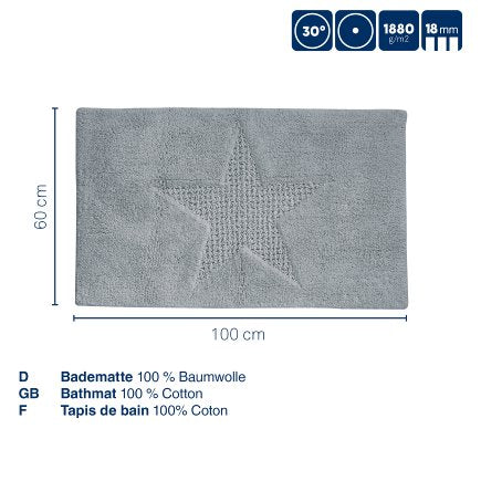Glacier Grey Bathmat R3121