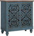 Blue Storage Cabinet with 2 Doors B631427