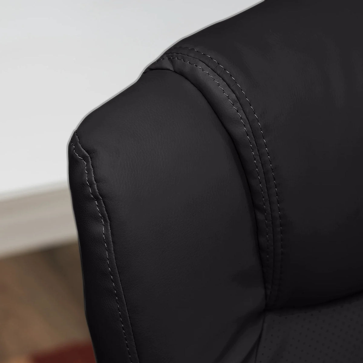 Black Bonded Leather Executive Chair J5402