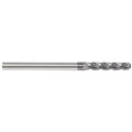 1/2x22 x 2x22 x 4x22 Ball End Mills, Solid Carbide, 4 Flute M924880