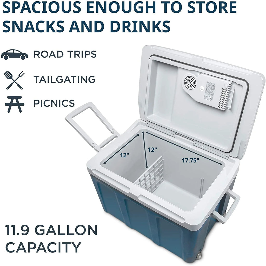 Electric Portable Cooler & Warmer with Wheels & Handle I66410