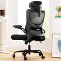 Black Ergonomic Office Chair with Lumbar Support S699922