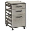 3 Drawer Mobile File Cabinet in Cottage White W952561