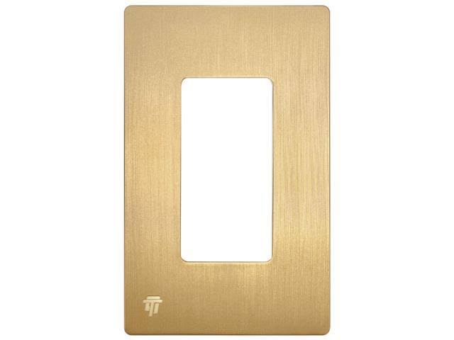 Screwless Decorator Wall Plate Outlet Cover, 1-Gang G12060
