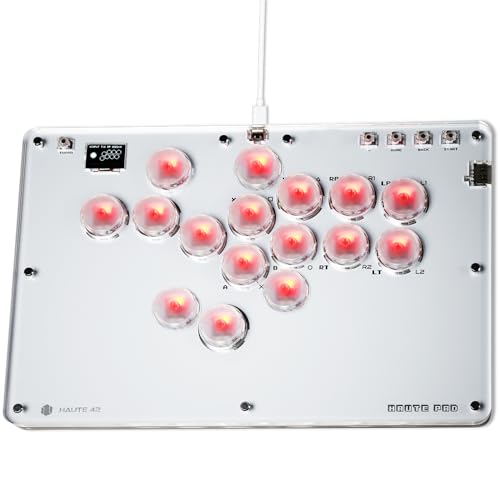 Black All-Button Arcade Stick with Turbo Functions & Custom RGB L2162
