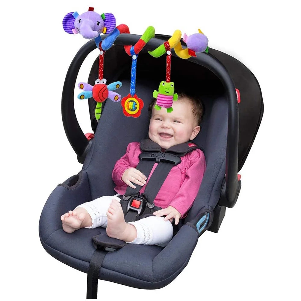 Purple Elephant Baby Stroller Hanging Plush Toys M951361