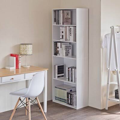 White Standard Bookcase K865