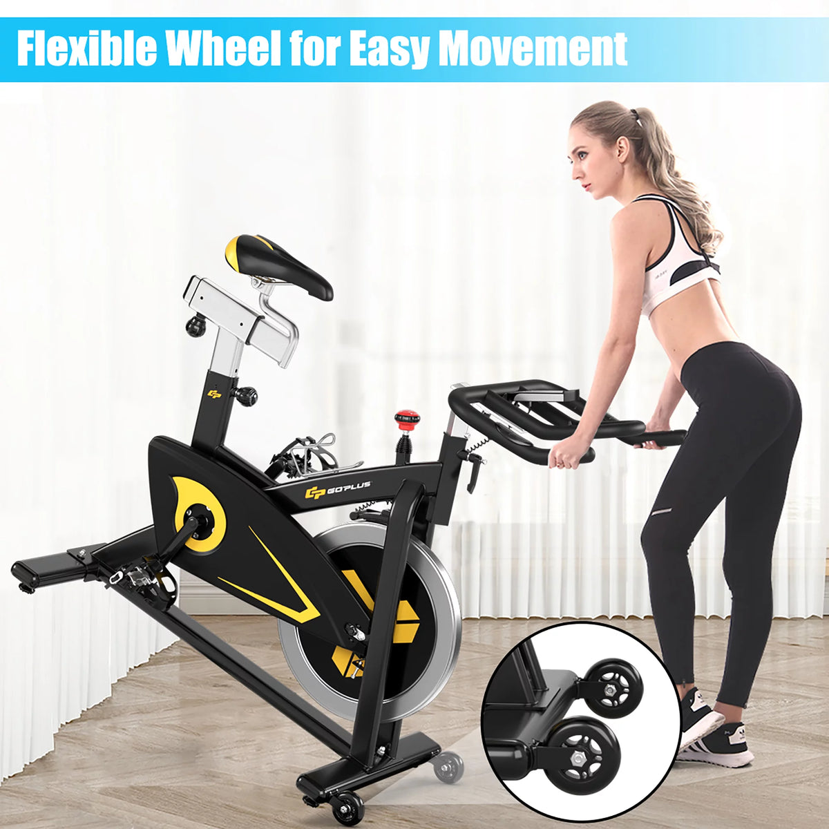 Indoor Cycling Bike Magnetic Exercise Bike Belt Drive W938
