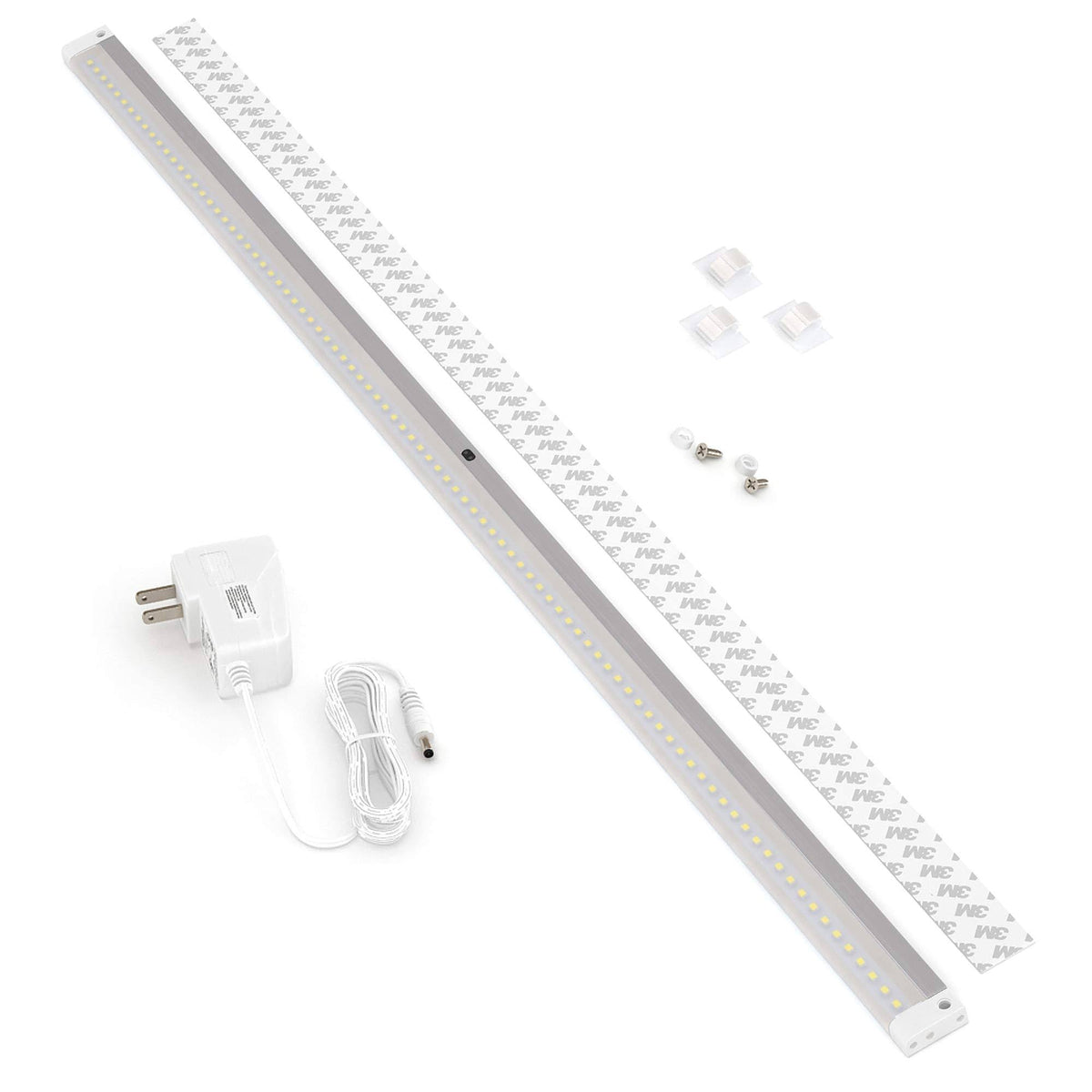 White Finish LED Dimmable Under Cabinet Lighting 40 inch Panel Z120319