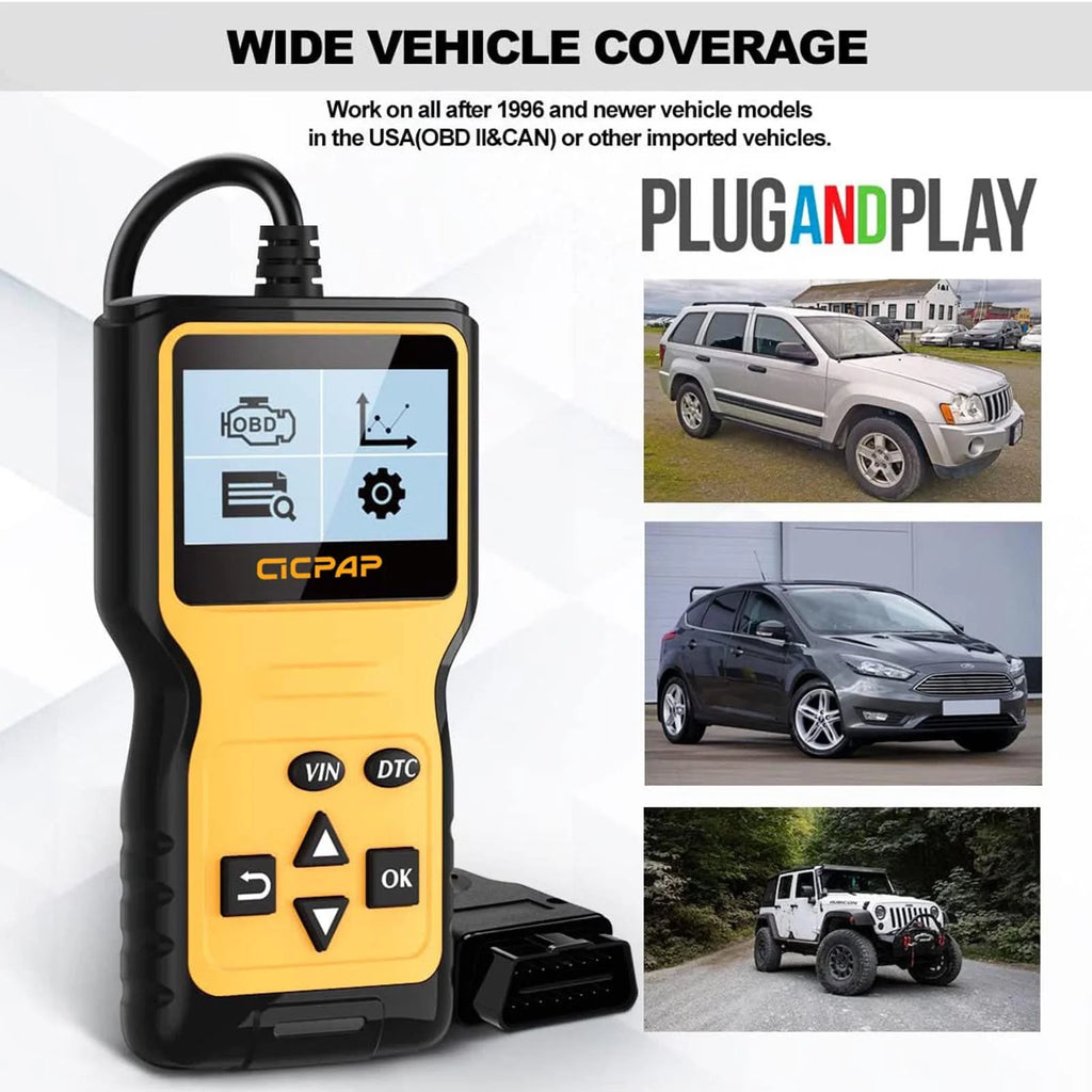 OBD2 Scanner Diagnostic Tool Engine Fault Code Reader M695