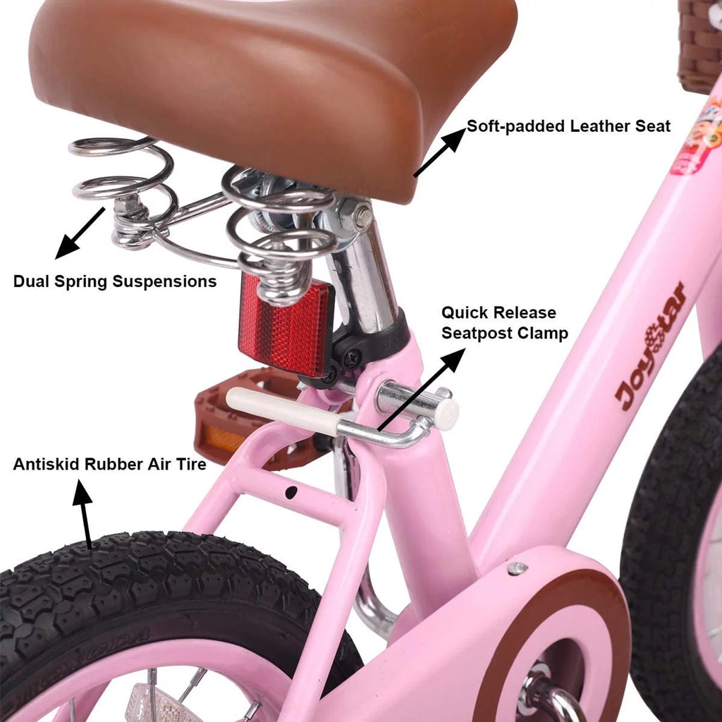 Kids Training Wheel Bike with Basket D5285
