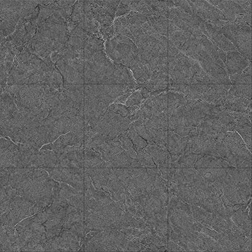Waterproof Peel and Stick Vinyl Floor Tile, 36 Pack 54 Sq.Ft Wood Plank, 36" x 6" Dustgray V974