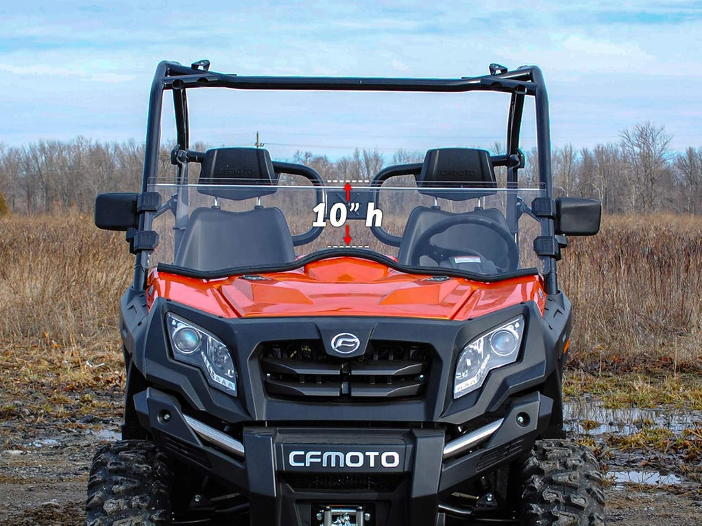 Half Windshield 1/4 Polycarbonate Hard Coated M9797