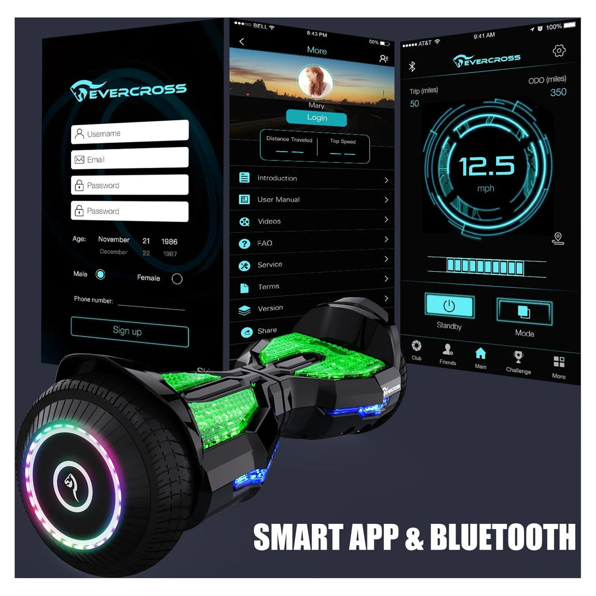 6.5'' Self Balancing Scooter with Seat Attachment Z29880