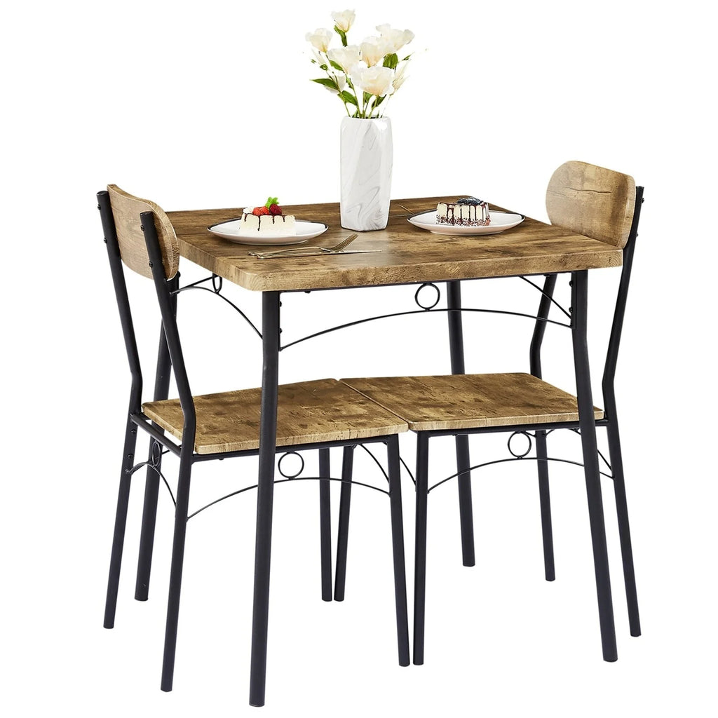 Wood Dining Table and 2 Chairs T85357