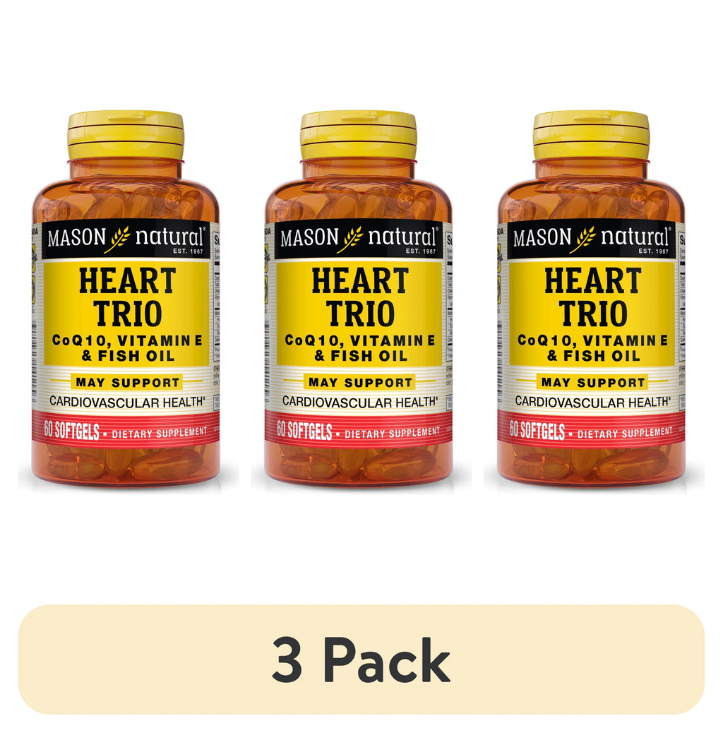 3 Pack Co Q10 Vit E & Fish Oil Soft Gels H7666