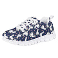 Sneakers for Girls Cartoon Alpaca Print Low Top Lace Up Size 1 R55065