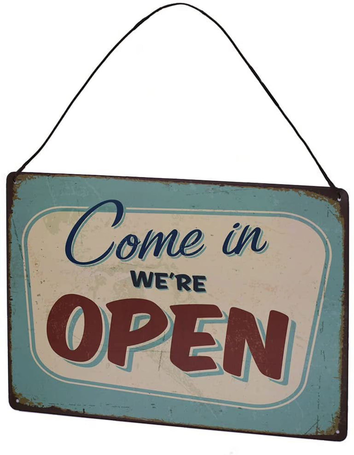 Vintage Metal Tin Sign Wall Decor N29094