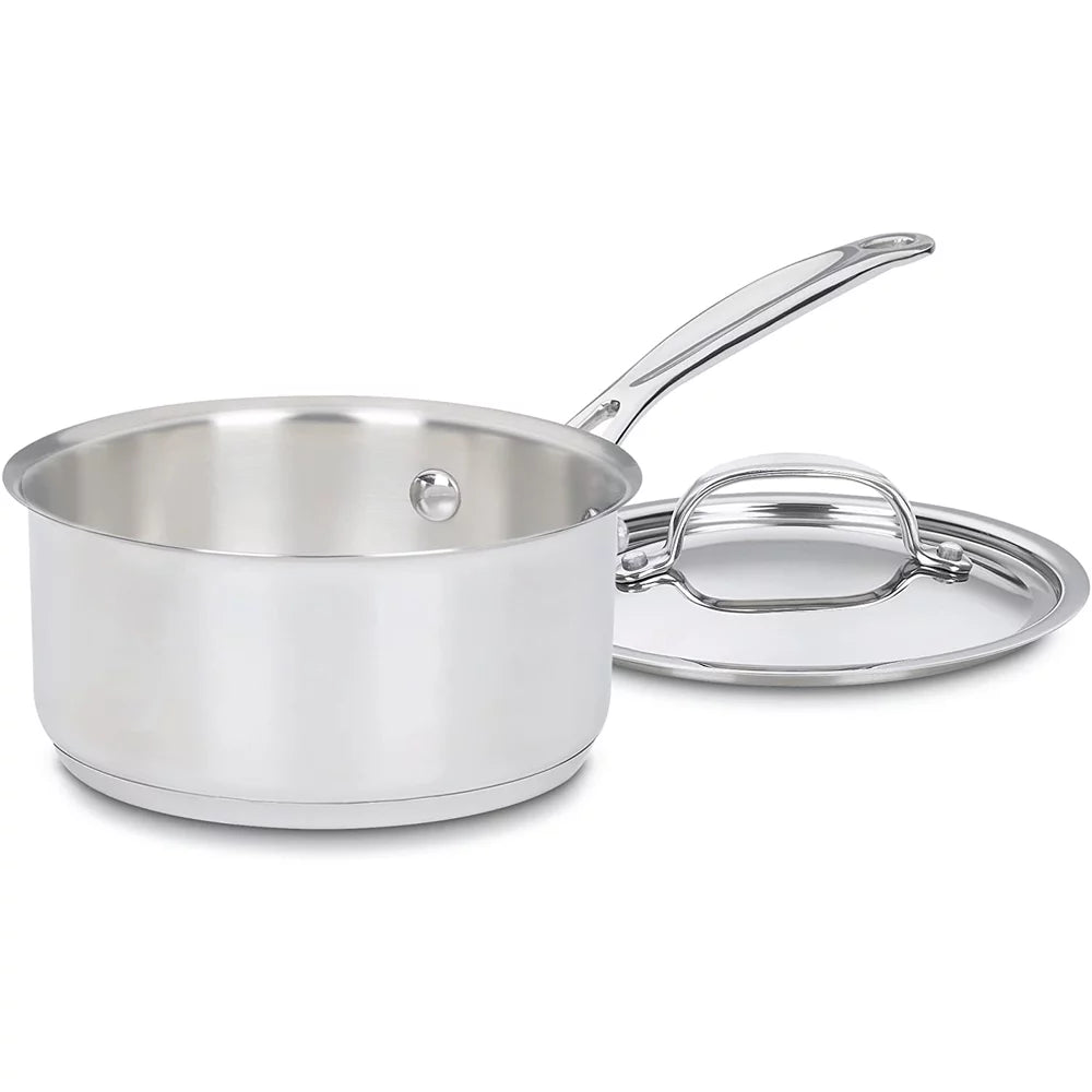 7-Piece Stainless Steel Cookware Set with Wall Mounted Rack R3043