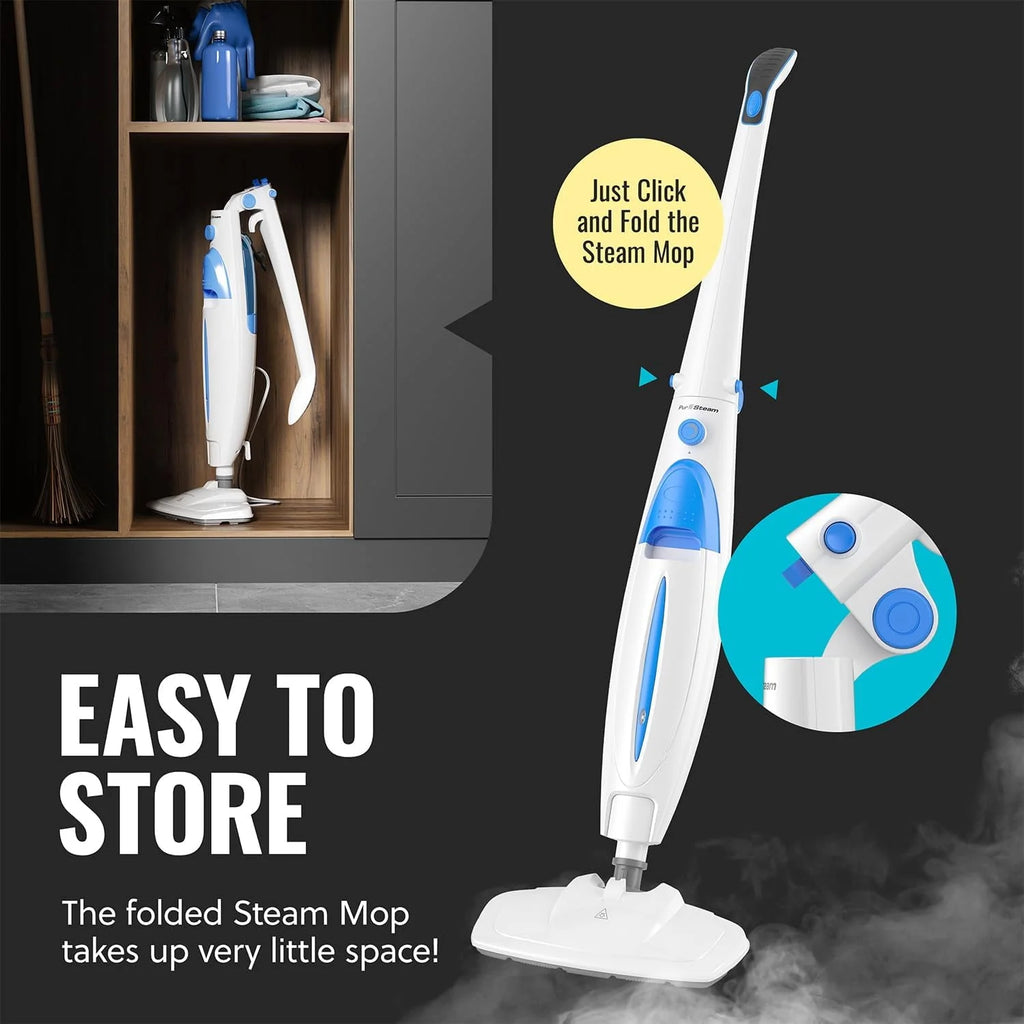 10-in-1 Steam Mop with Handheld Steam Cleaner I420431