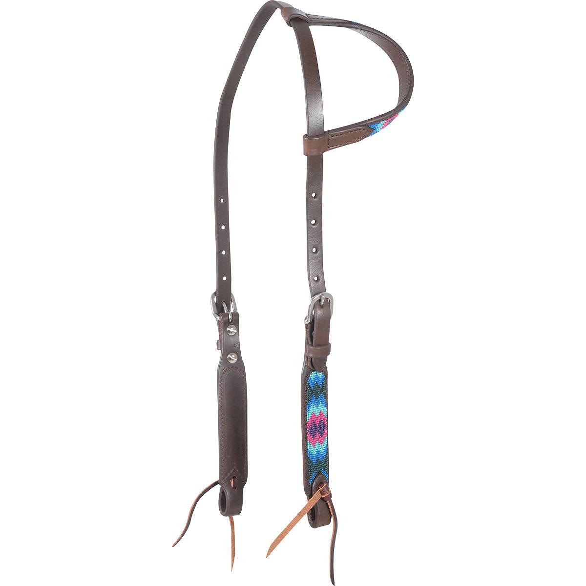 Beaded Slip Ear Headstall V88017