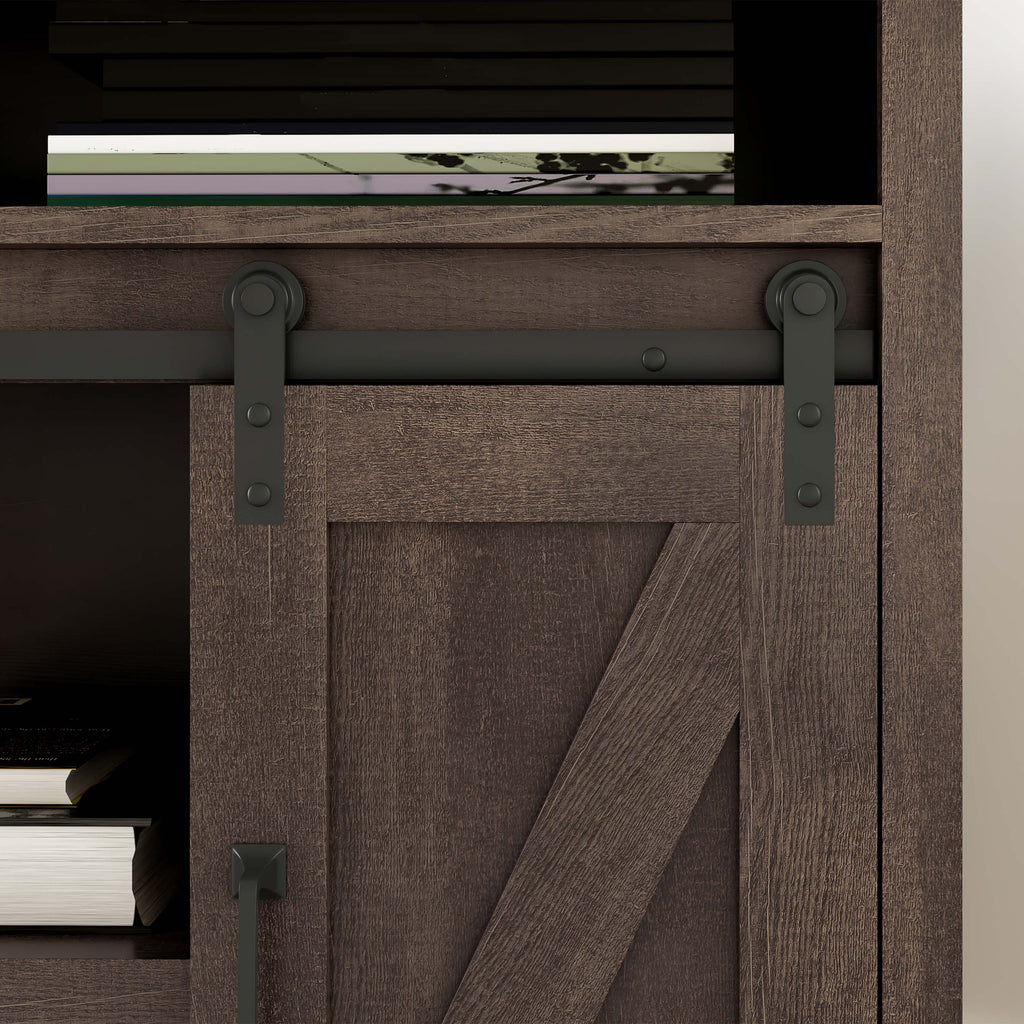 Brown Corner TV Stand V7865