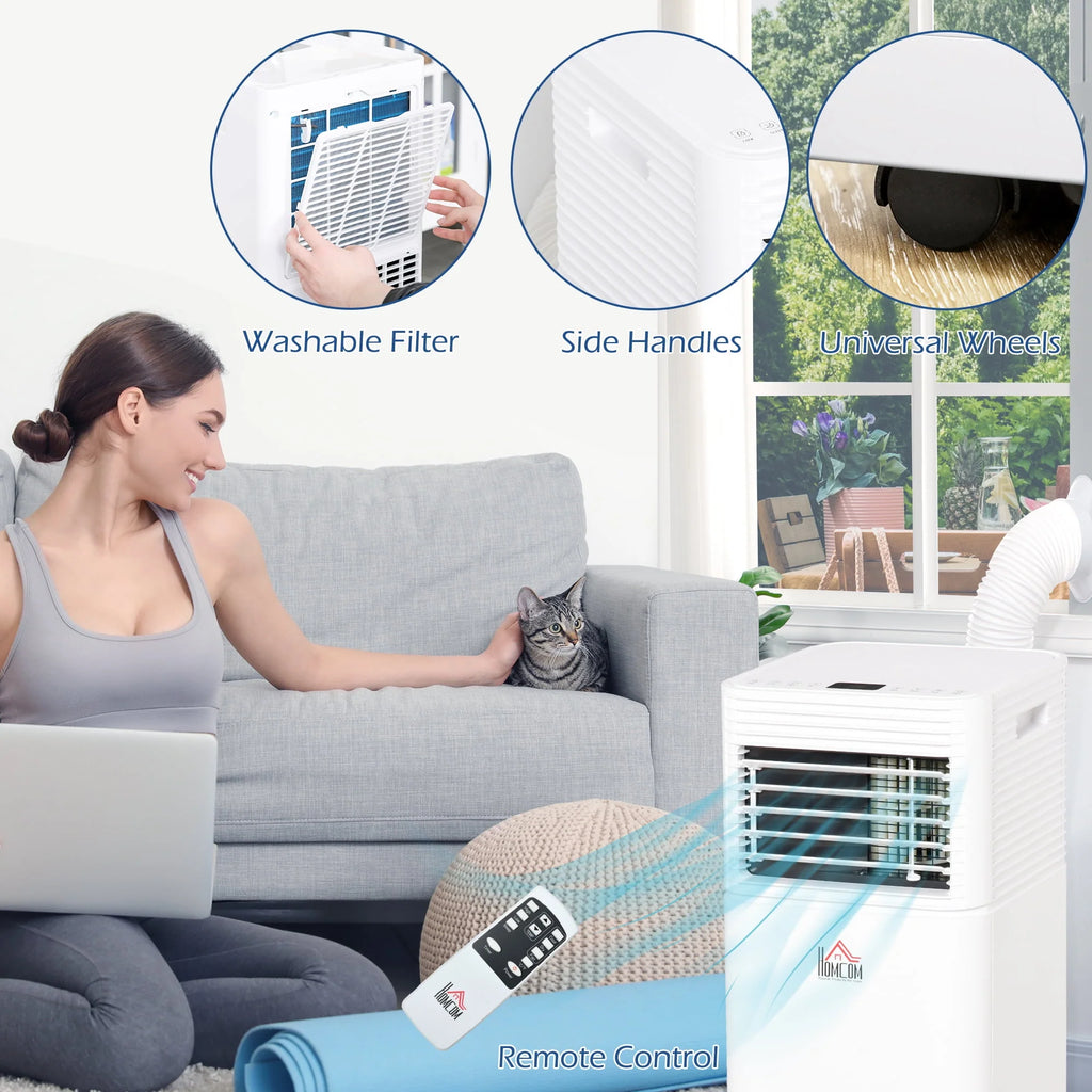 7000 BTU White Portable Air Conditioner Q163871