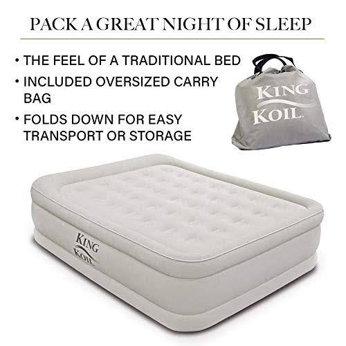 Queen Size Air Mattress with Built-in Pump O62132