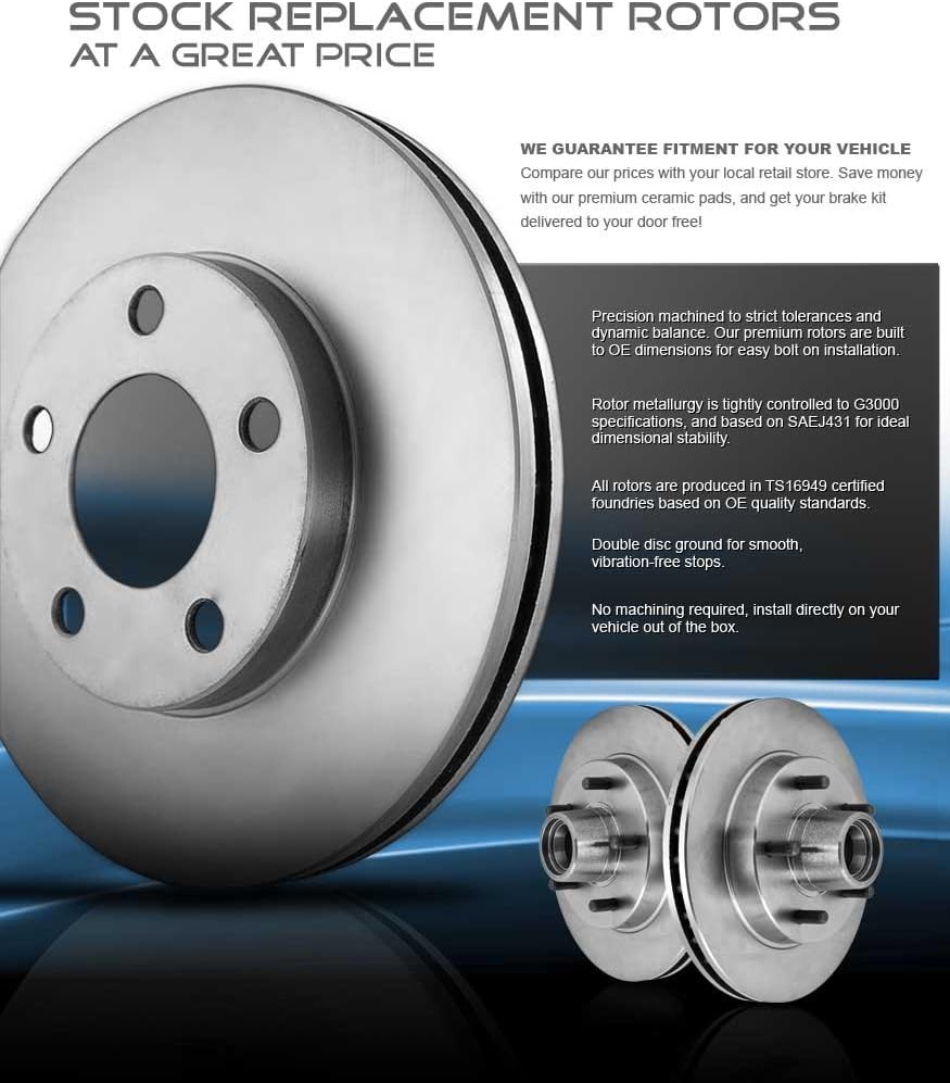 Premium OE Brake Disc Rotors and Metallic Brake Pads K4707