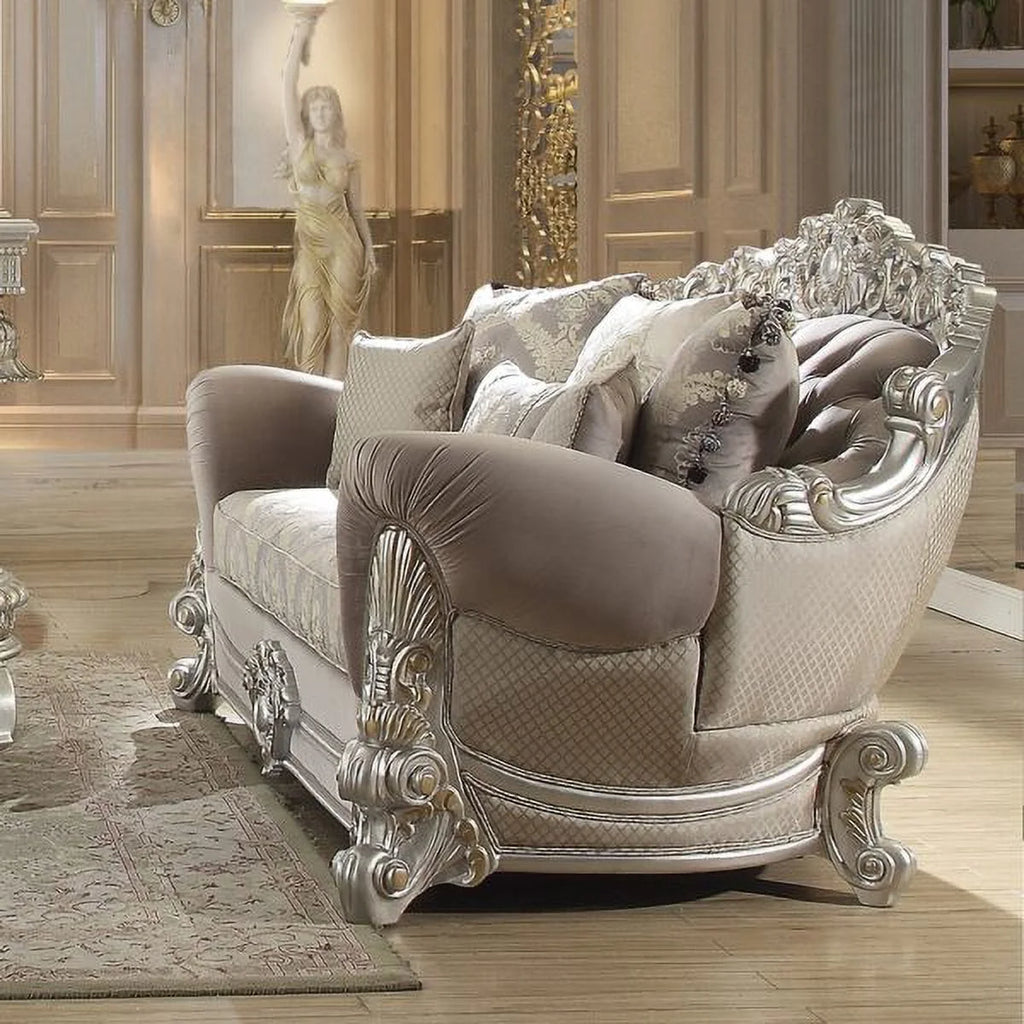 Carved Wood 3Pcs Sofa Set T98362