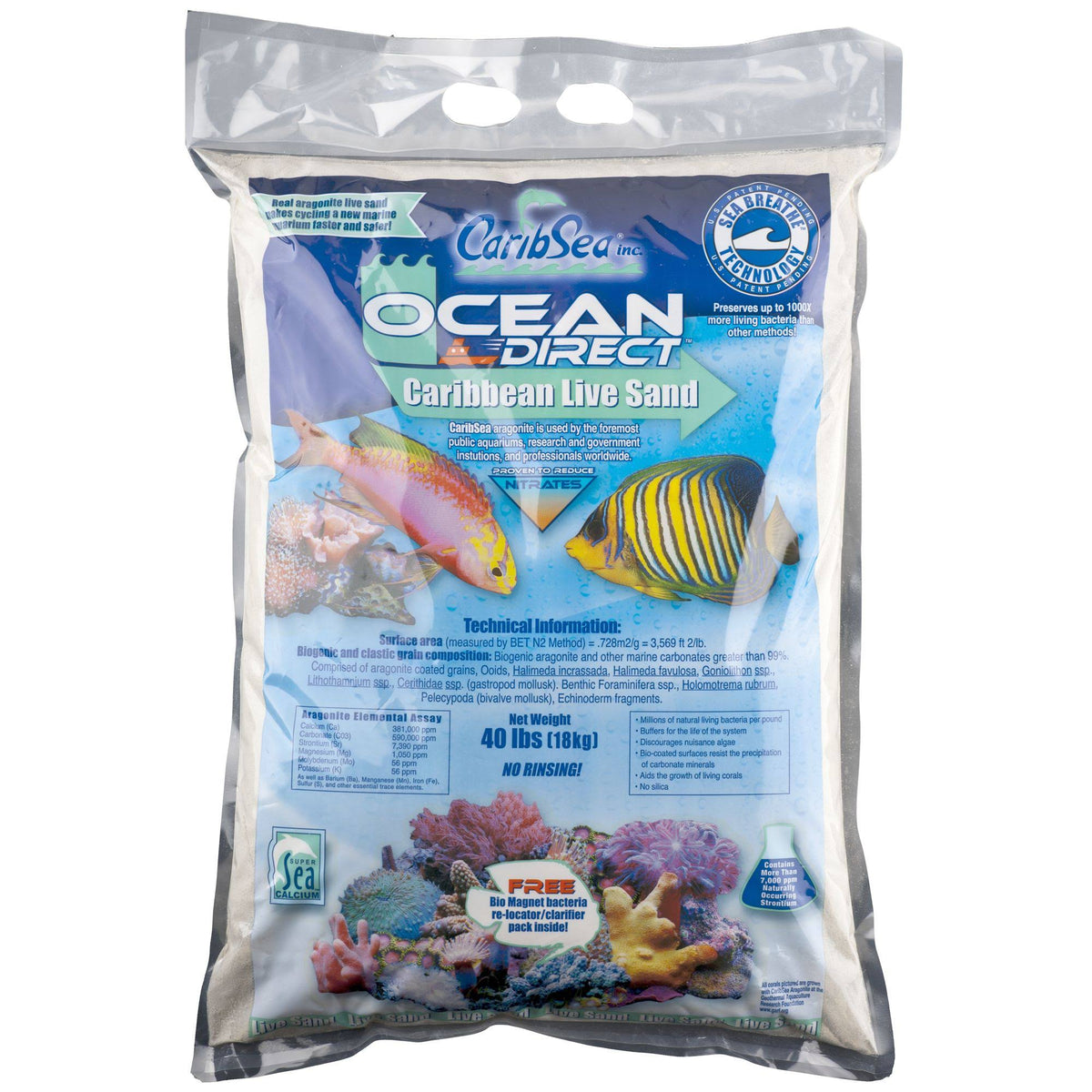 40 Lbs Natural Aquarium Live Sand J818