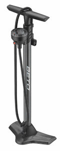 Floor Pump with Gauge Black A585
