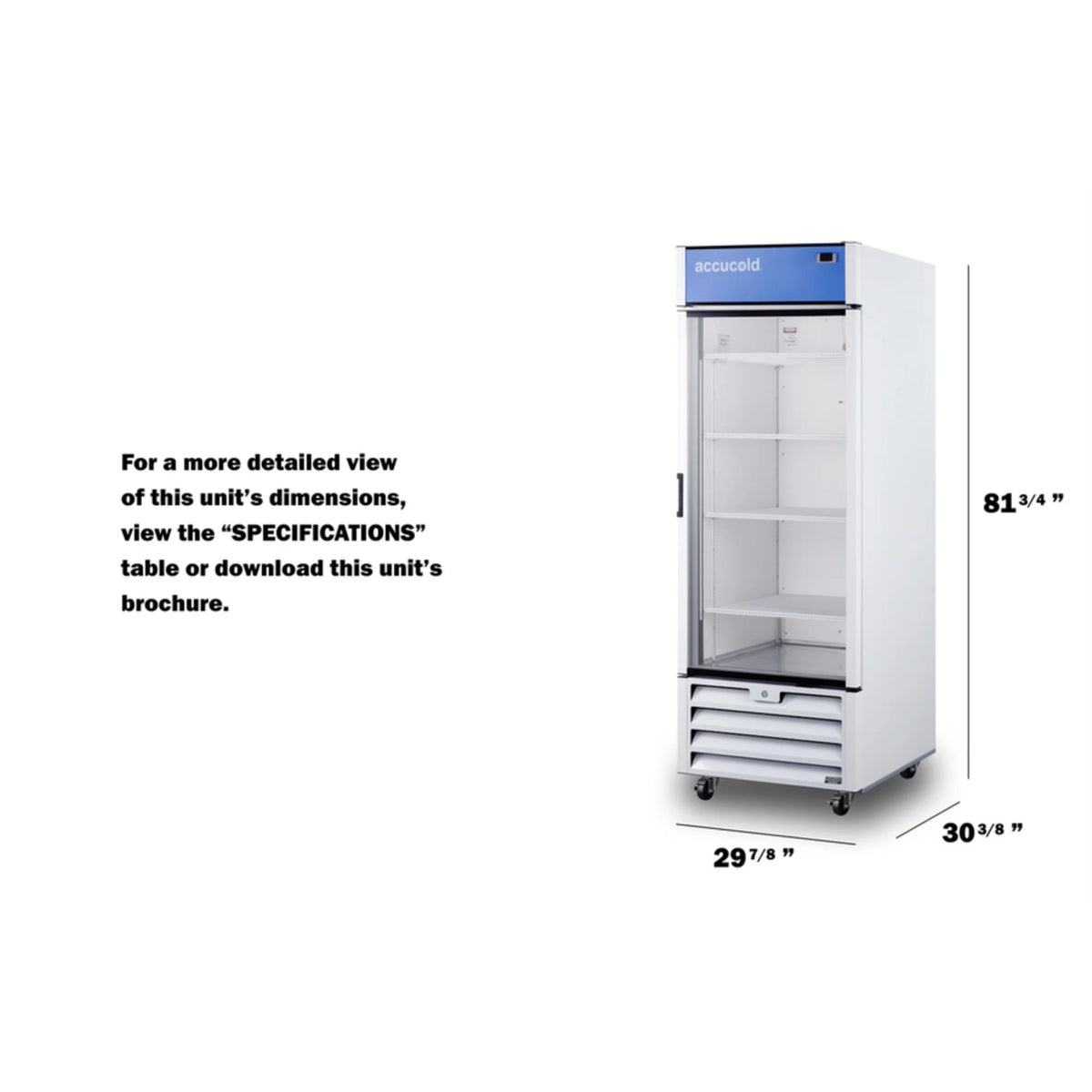 Commercial Display Refrigerator B502