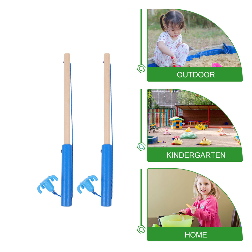 Magnetic Fishing Rod Wooden Game Educational Toy H34918