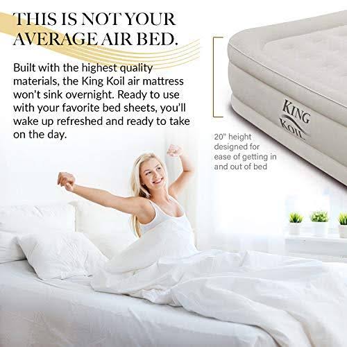 Queen Size Air Mattress with Built-in Pump O62132