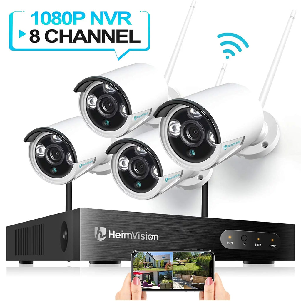 Wireless Wifi 8CH 1080P Security Camera System H245996