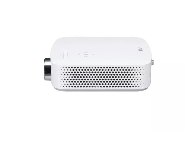 Open Box 100” Portable FHD LED Smart TV Projector - White N2112