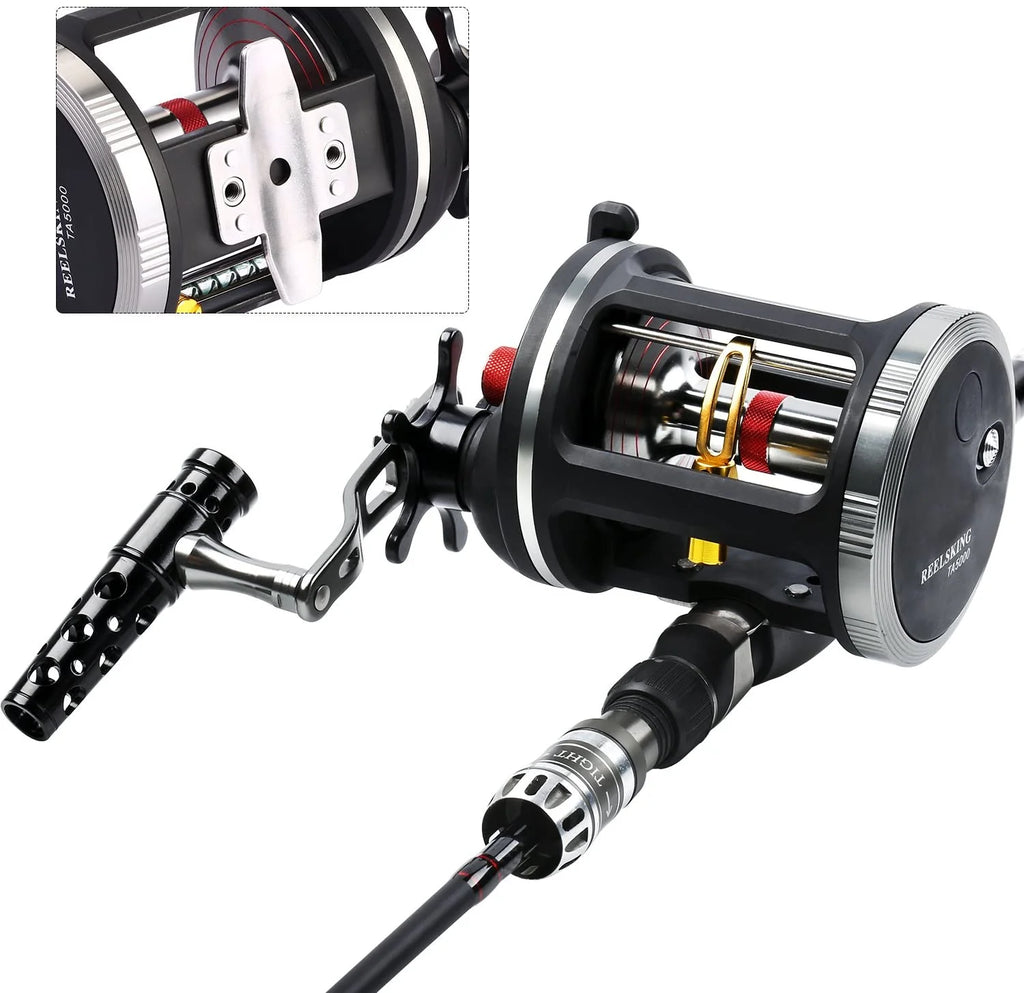 14+1BB Level Wind Trolling Fishing Reel D59607