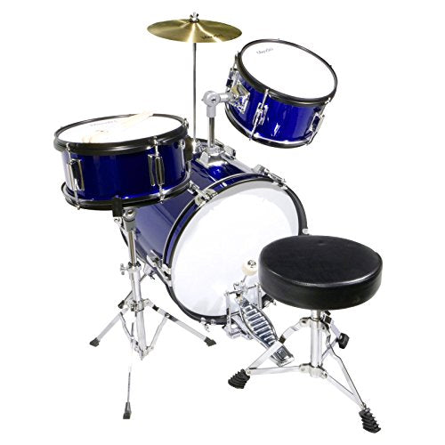 3 Piece 16 inch Kids Drum Set with Snare Cymbal Drumsticks N46767