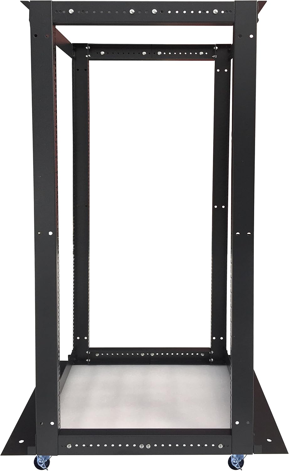 18U 4 Post Open Frame 19 inch Network Server Rack Adjustable Depth E246803