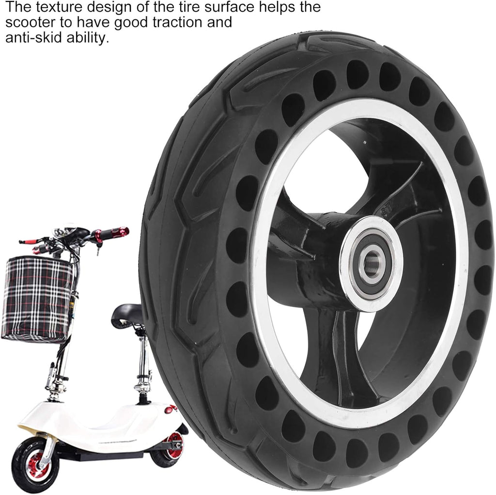 200x50 Solid Rubber Wheel with 8-inch Hub, Pack of 2 K917028