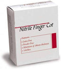 X-Large Disposable Nitrile Finger Cots, Box of 144 B129