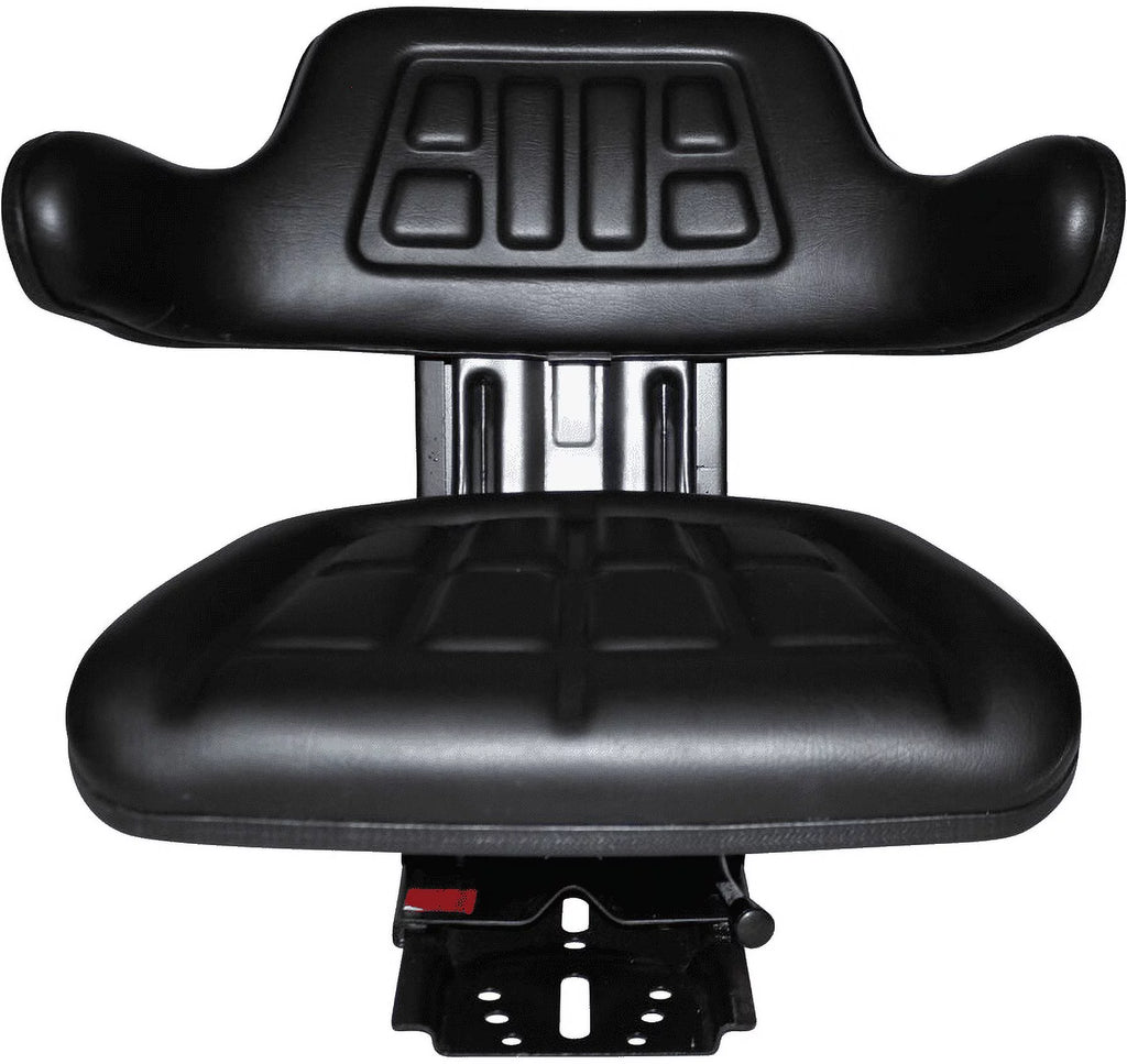 Black Tractor Suspension Seat N4389