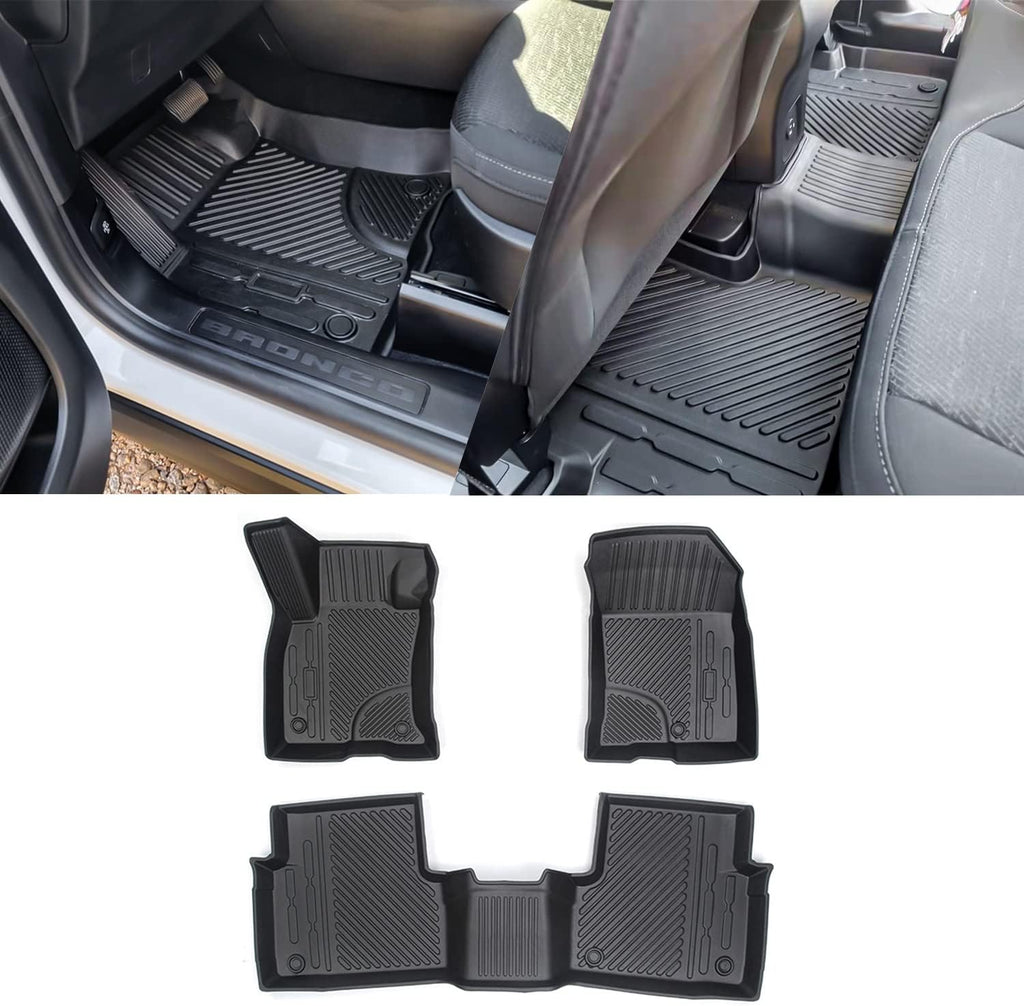 All Weather Floor Liners for Bronco Sport 2021 2022 Models C3418
