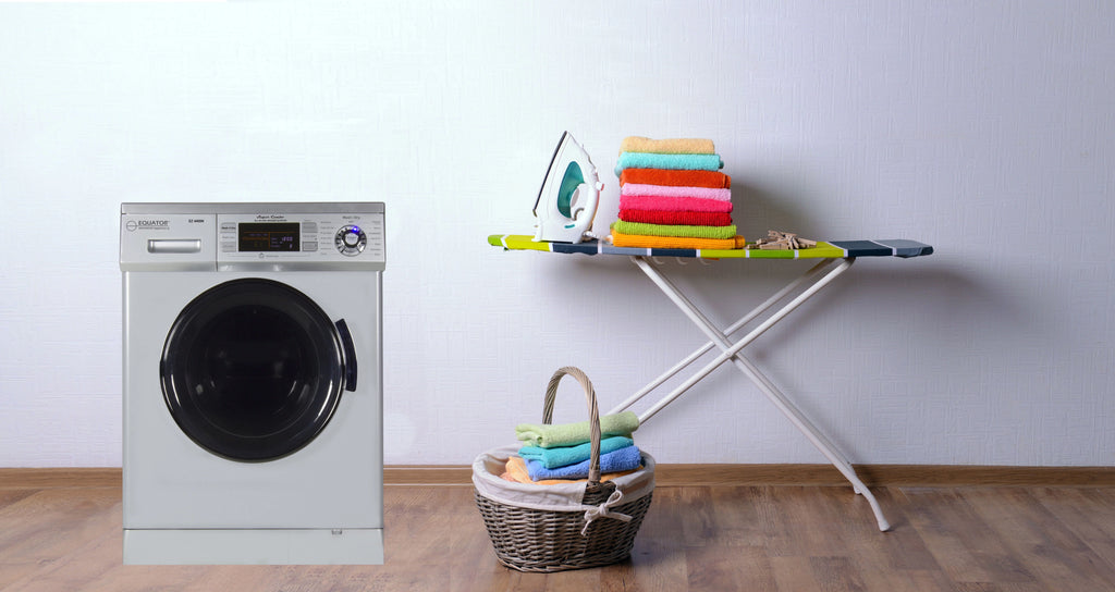 24 Inch Silver Washer Dryer Combo P66399