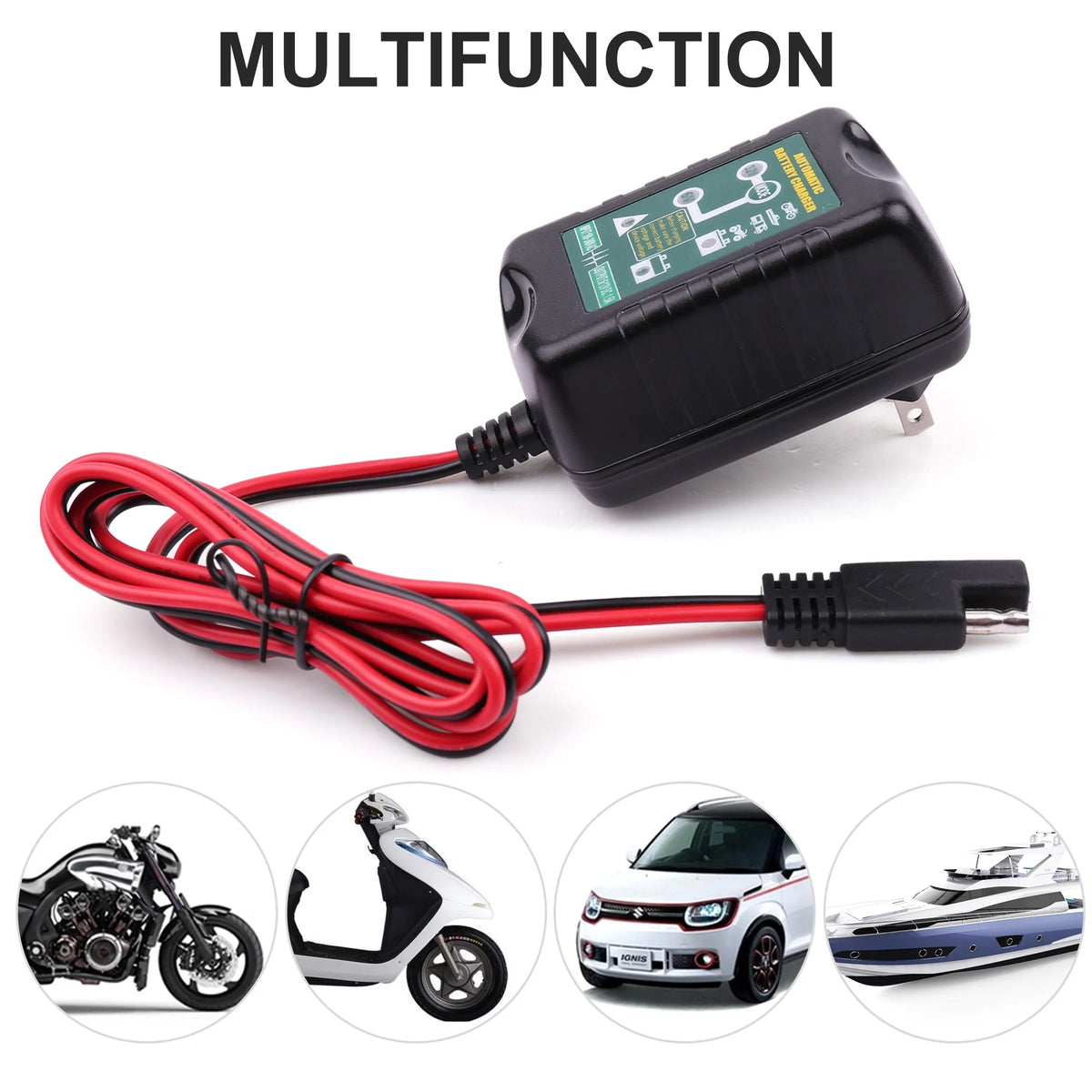 6V 12V 1.5A Automatic Battery Trickle Charger A764