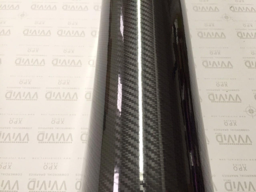 High Gloss Black Carbon Vinyl Wrap Film (5ft x 5ft) Z5061