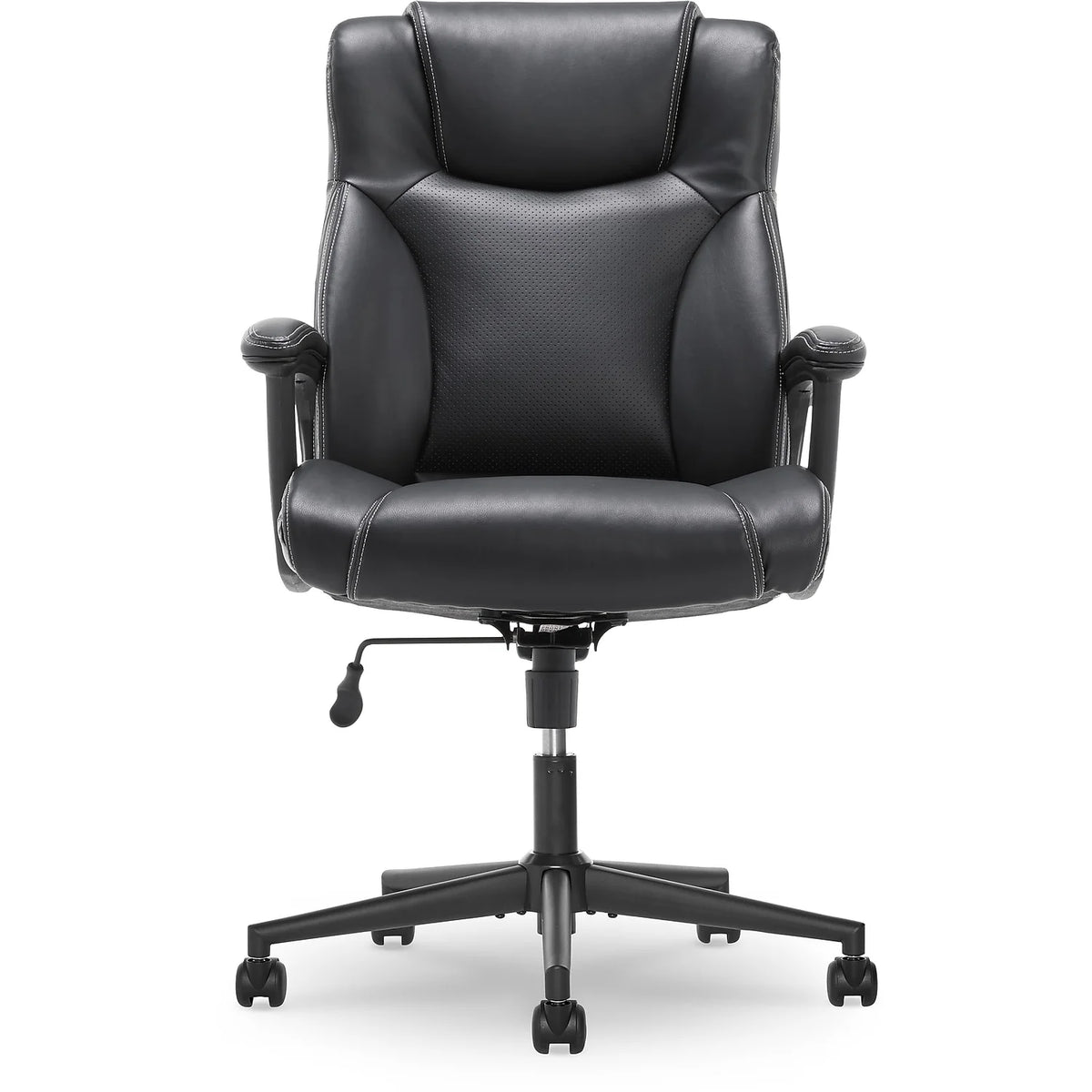 Black Bonded Leather Executive Chair J5402