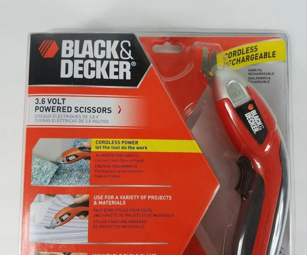 Black u0026 Decker Sz360 3.6-Volt NiCad Cordless Power Scissors G53638